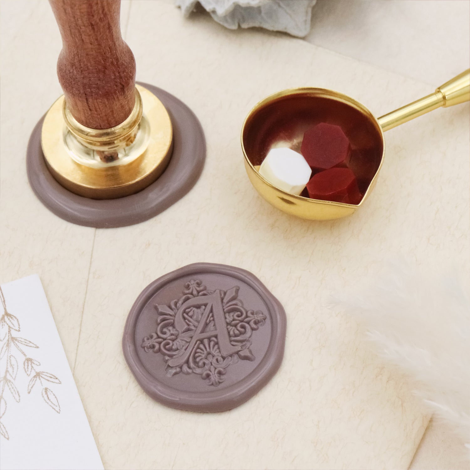 Stamprints Iris Alphabets Wax Seal Stamp 3