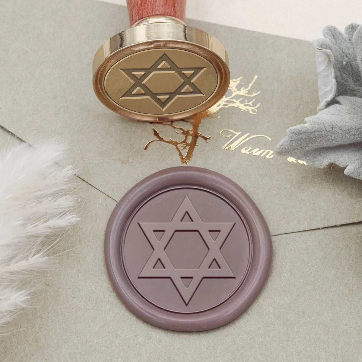 Stamprints Star of David Symbol Wax Seal Stamp 2