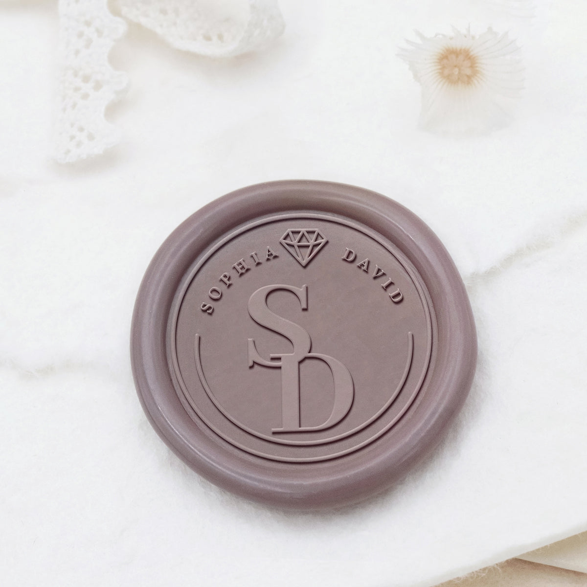 Stamprints Custom Wedding Monogram Wax Seal Stamps 1