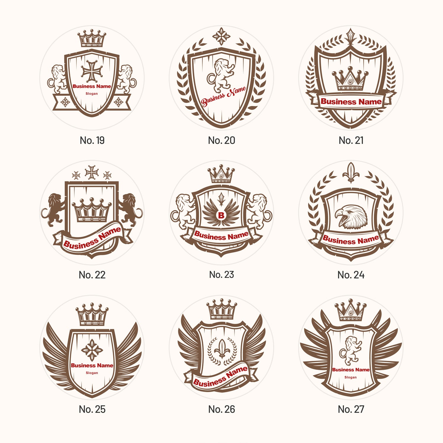 Custom Logo Wax Seal Stamp (30 Designs) LOGO-02