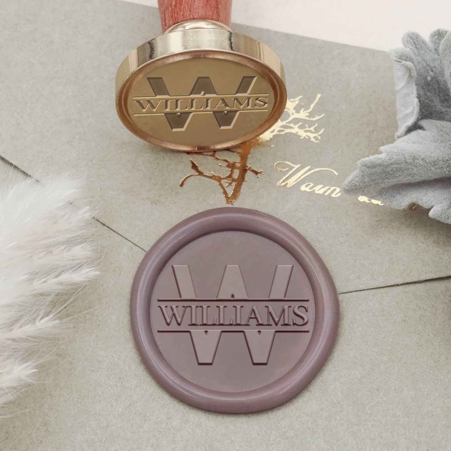 Custom Name Wax Seal Stamp (18 Designs)-6 2