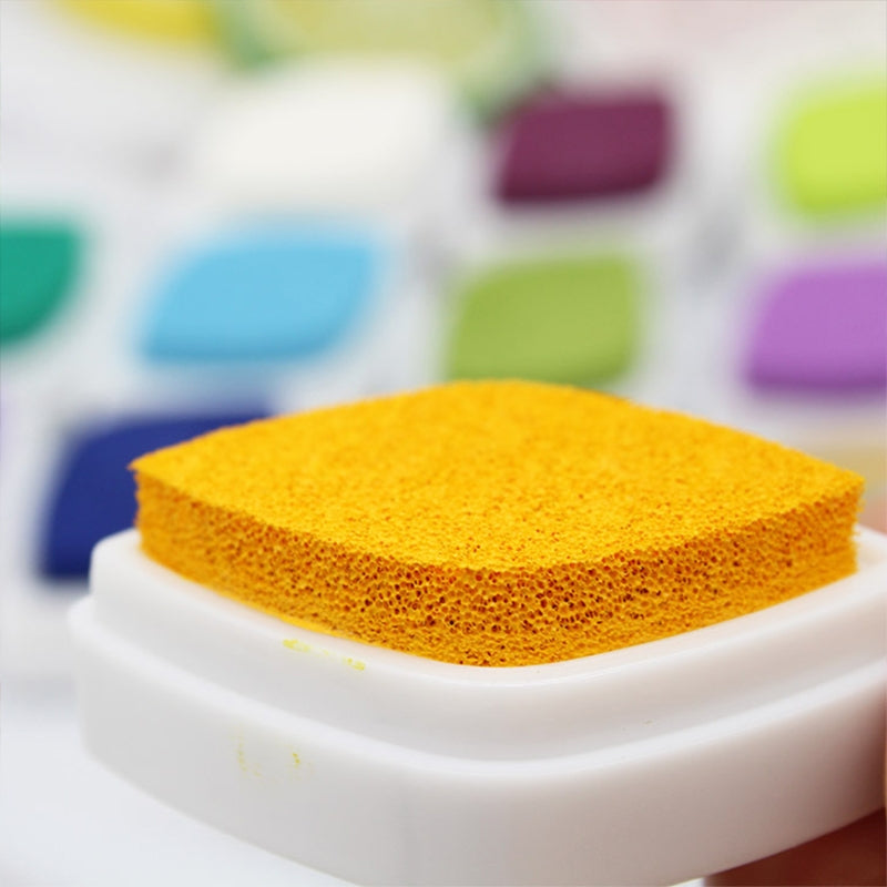 Shiny Pearlescent Color Eye Finger Painting Ink Pad5111