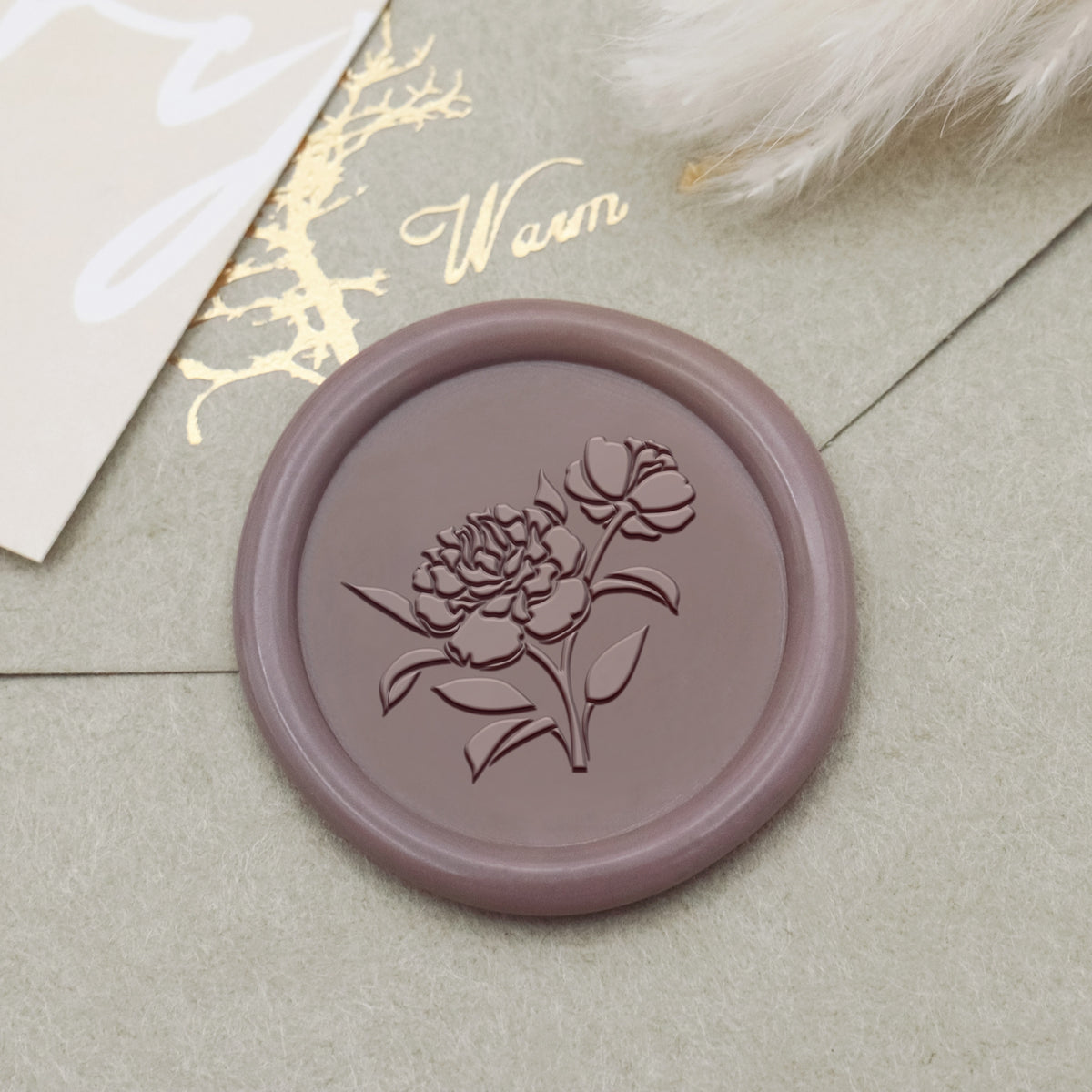 Botanical Wax Seal Stamp (18 Designs)-7 1