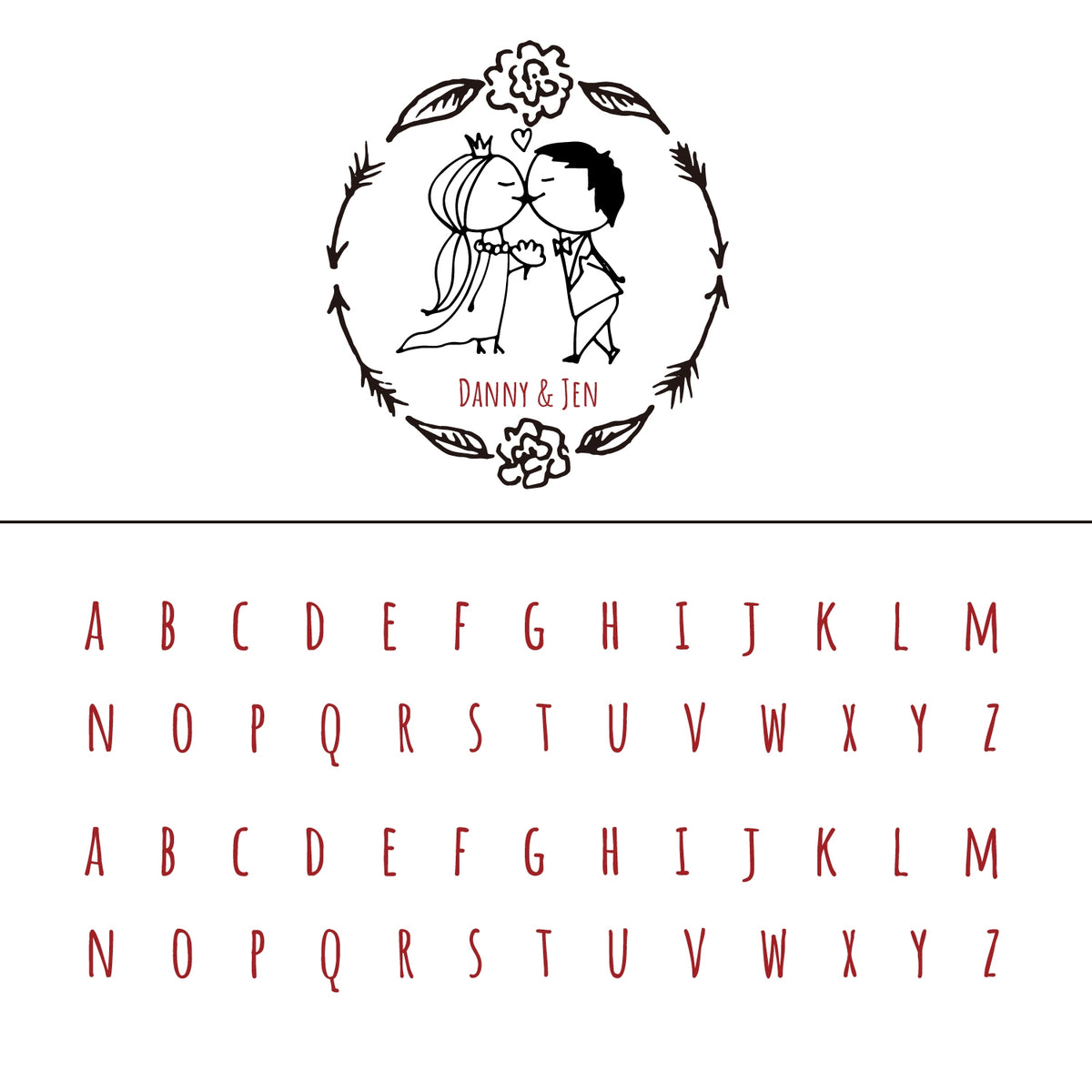 Custom Puppet Couples Wedding Wax Seal Stamp 22