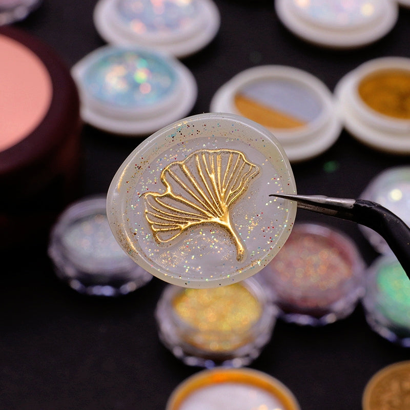 Wax Seal Coloring Decoration Glitter Powder Sequins b4