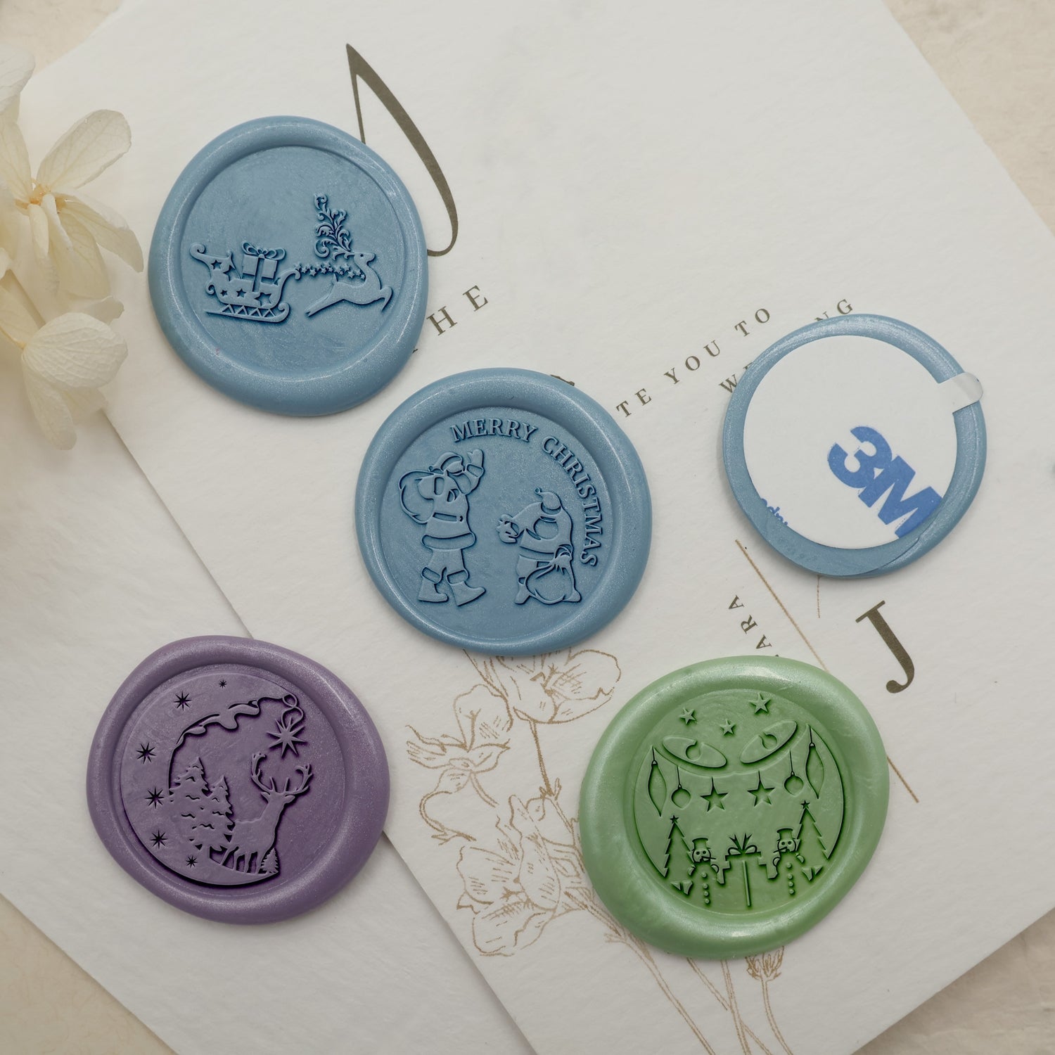 Christmas Wax Seal Stamp (27 Designs) 3