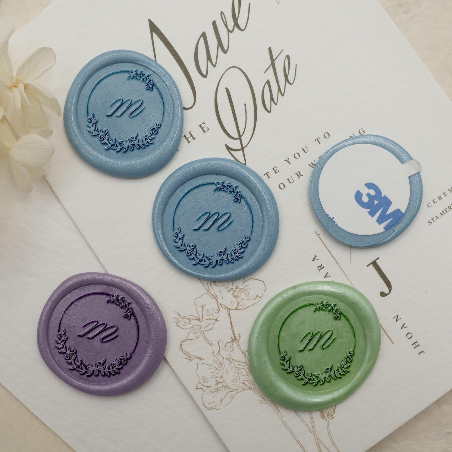 Enigmatic Whispers Custom Initial Wax Seal Stamp - Style 20 3