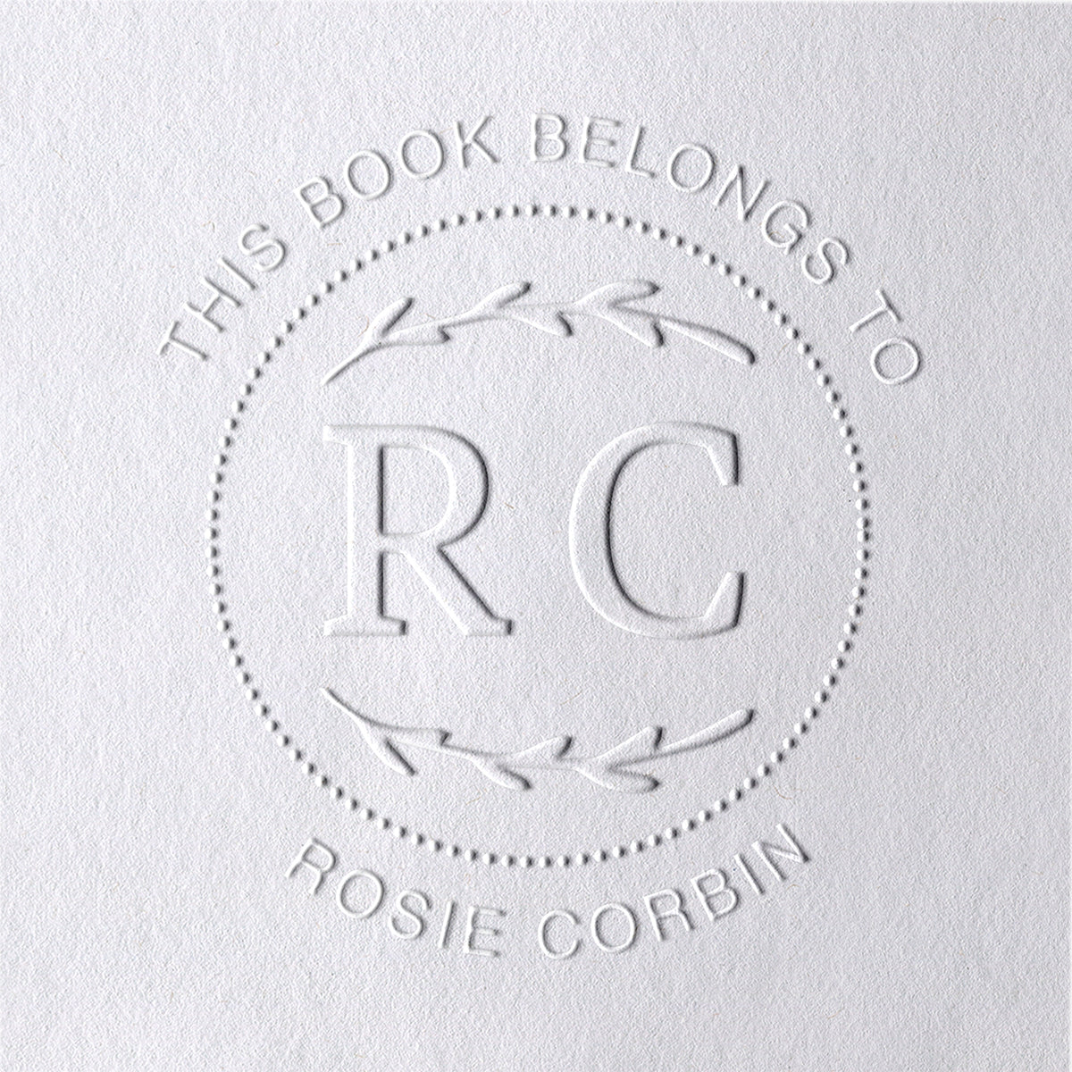 Custom Initials and Name Book Embosser Custom Initials and Name Book Embosser5-11