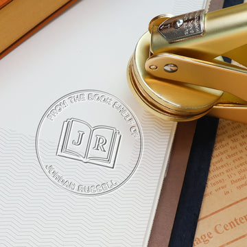 Custom Initials Book Embosser Custom Initials Book Embosser171