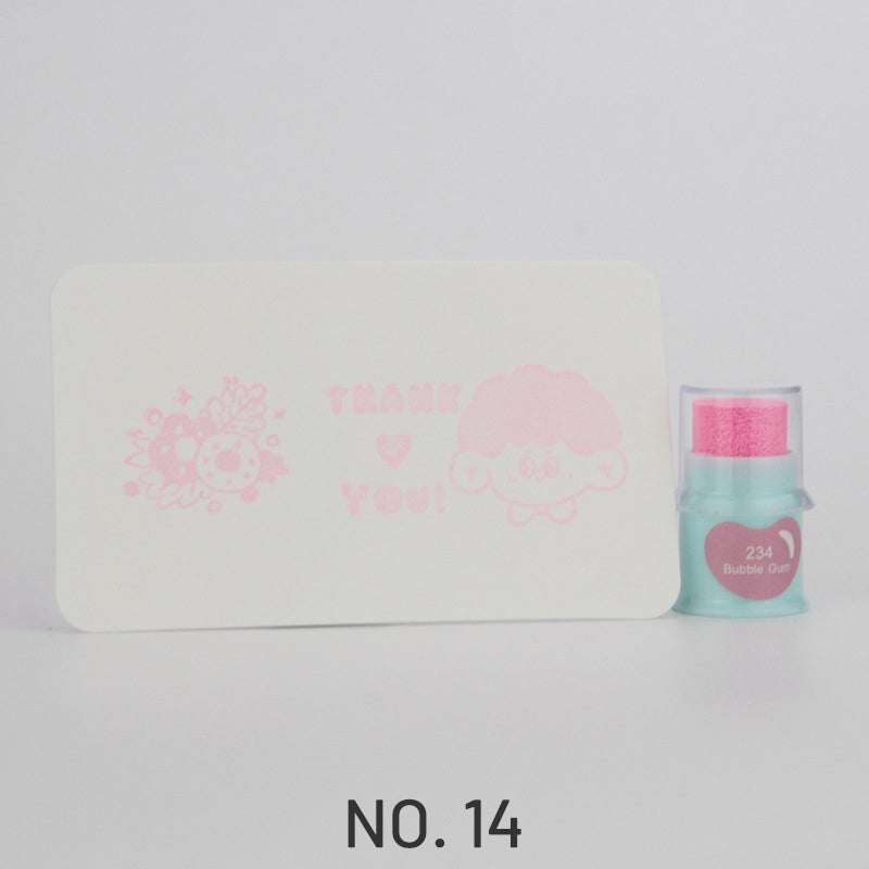 Cute Finger Cot Stamping Ink Pad (35 Colors)14