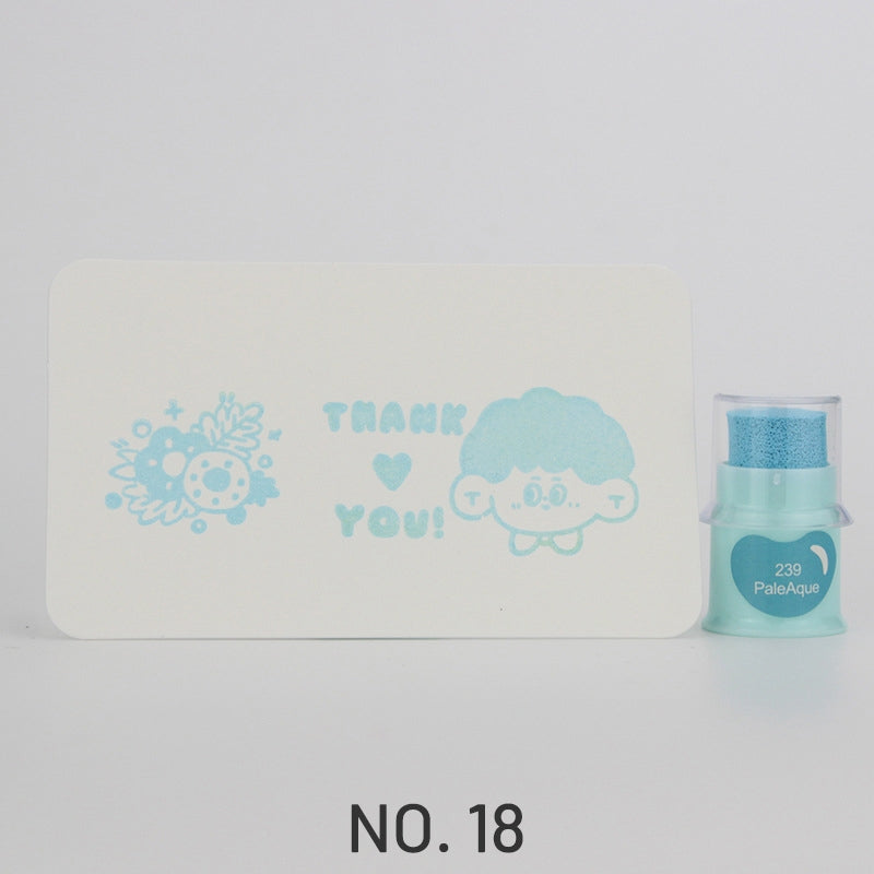 Cute Finger Cot Stamping Ink Pad (35 Colors)18