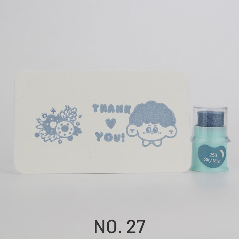 Cute Finger Cot Stamping Ink Pad (35 Colors)27