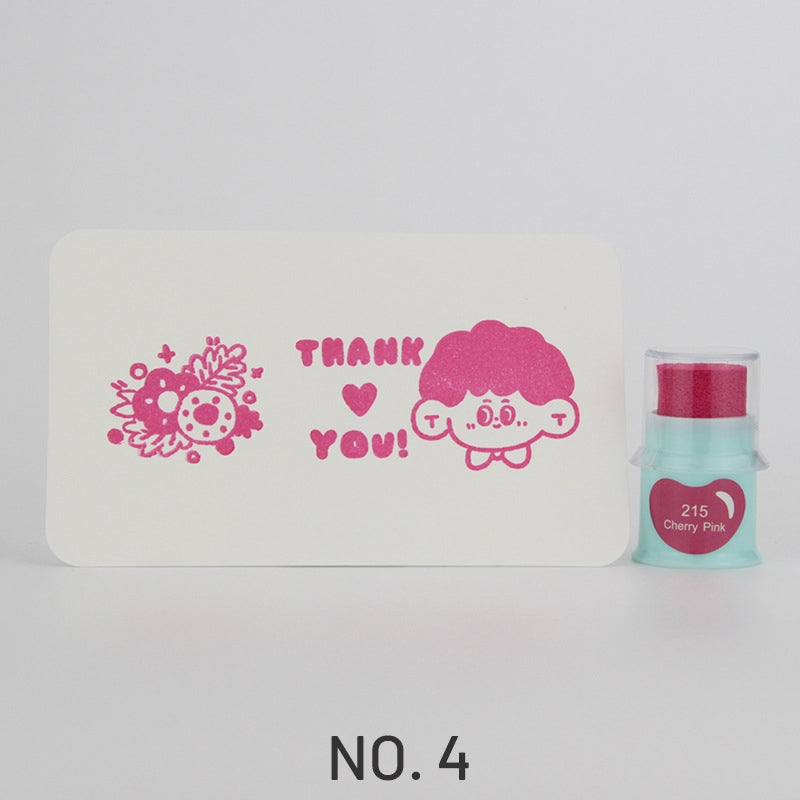 Cute Finger Cot Stamping Ink Pad (35 Colors)4