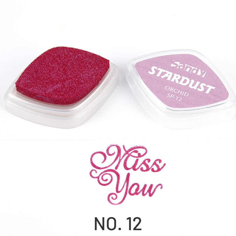 Shiny Pearlescent Color Eye Finger Painting Ink Pad12